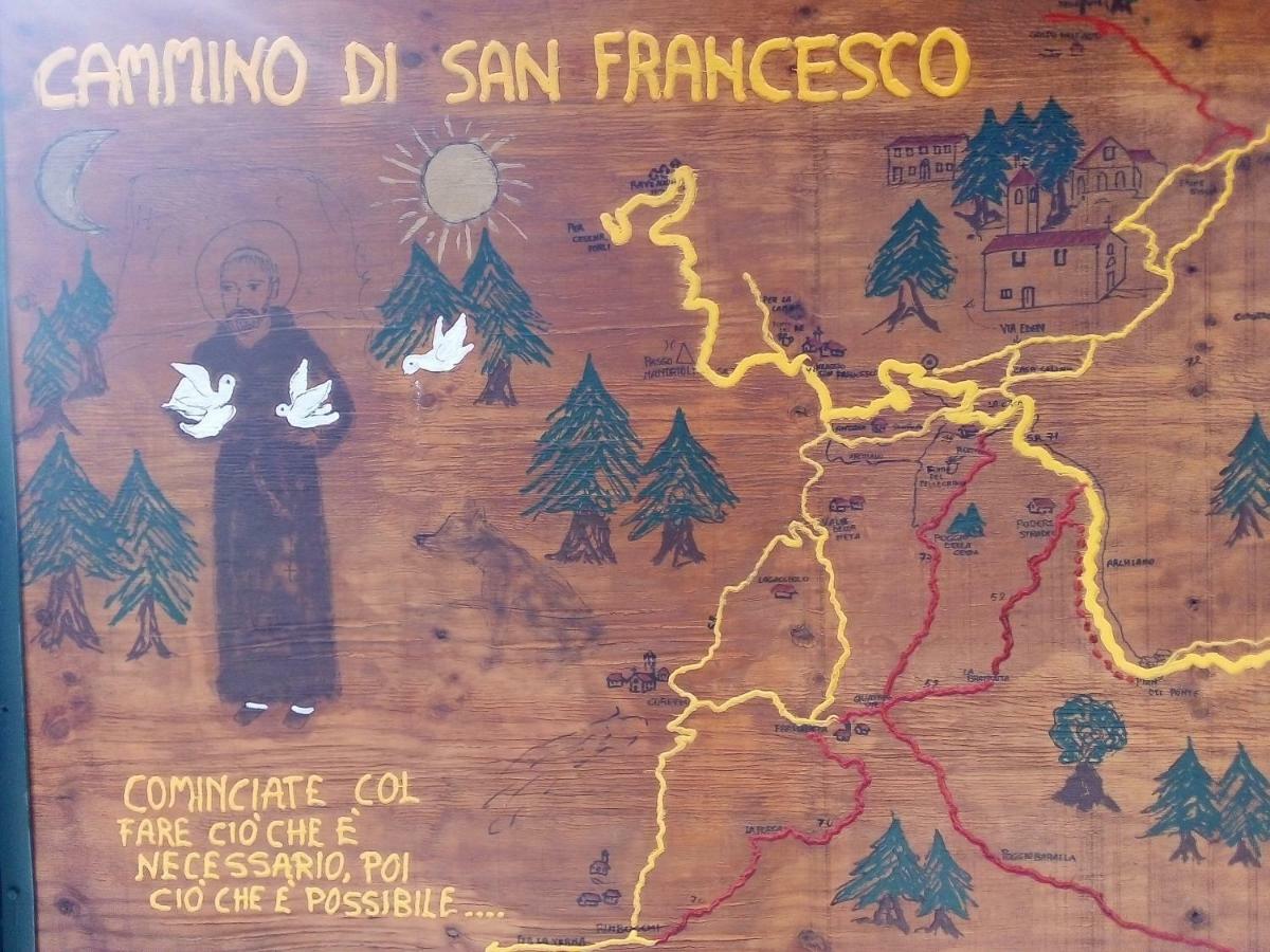 La Foresta Albergo Ristorante Pizzeria Badia Prataglia Eksteriør bilde